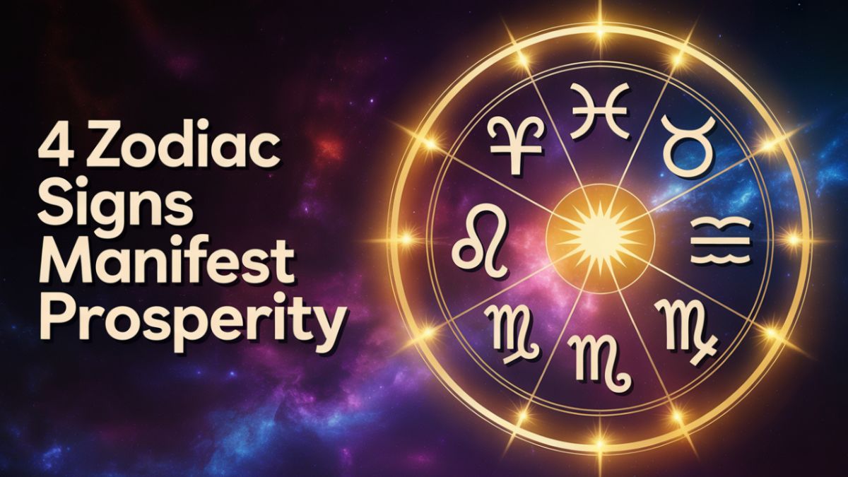 These 4 Zodiac Signs Will Manifest Prosperity and Luck on September 20, 2025