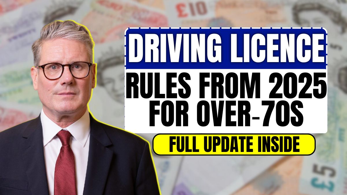 UK Elderly Driving Licence Rules from 2025 for Over‑70s – Full Update Inside